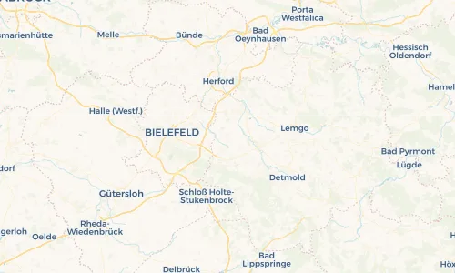Regenradar Vorschaubild - Aktuelle Niederschläge in Leopoldshöhe und Umgebung