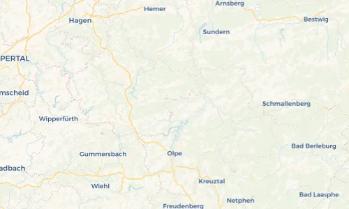 Regenradar Vorschaubild - Aktuelle Niederschläge in Lichtringhausen und Umgebung