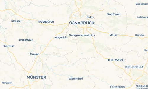 Regenradar Vorschaubild - Aktuelle Niederschläge in Lienen und Umgebung