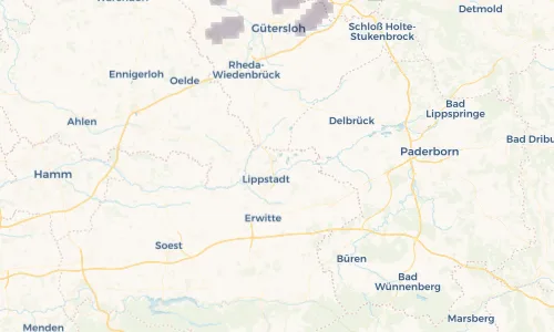 Regenradar Vorschaubild - Aktuelle Niederschläge in Lipperode und Umgebung