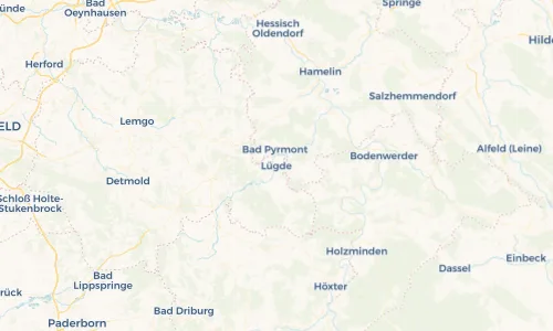 Regenradar Vorschaubild - Aktuelle Niederschläge in Lügde und Umgebung