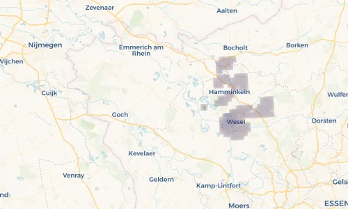 Regenradar Vorschaubild - Aktuelle Niederschläge in Marienbaum und Umgebung