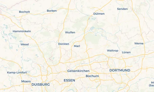 Regenradar Vorschaubild - Aktuelle Niederschläge in Marl und Umgebung