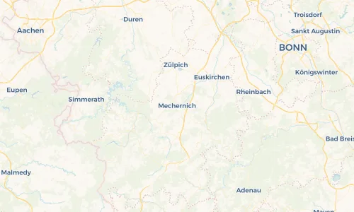 Regenradar Vorschaubild - Aktuelle Niederschläge in Mechernich und Umgebung