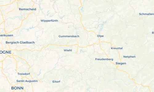 Regenradar Vorschaubild - Aktuelle Niederschläge in Mennkausen und Umgebung