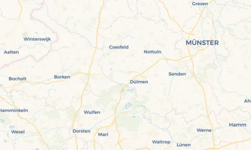 Regenradar Vorschaubild - Aktuelle Niederschläge in Merfeld und Umgebung