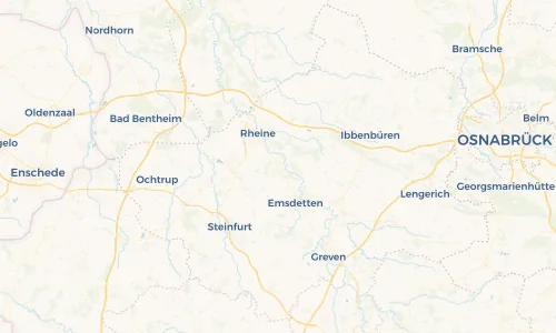 Regenradar Vorschaubild - Aktuelle Niederschläge in Mesum und Umgebung