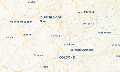 Regenradar Vorschaubild - Aktuelle Niederschläge in Monheim am Rhein und Umgebung