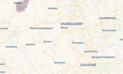 Regenradar Vorschaubild - Aktuelle Niederschläge in Münchrath und Umgebung