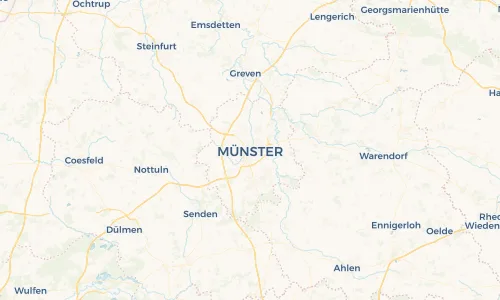 Regenradar Vorschaubild - Aktuelle Niederschläge in Münster und Umgebung