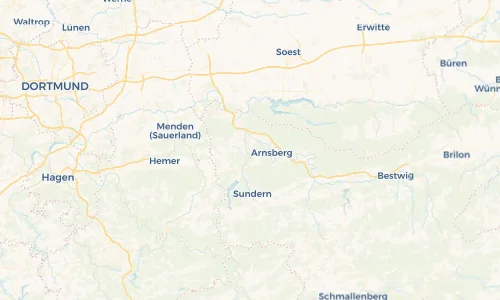 Regenradar Vorschaubild - Aktuelle Niederschläge in Müschede und Umgebung