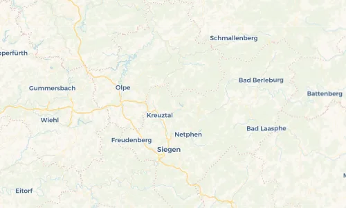 Regenradar Vorschaubild - Aktuelle Niederschläge in Müsen und Umgebung