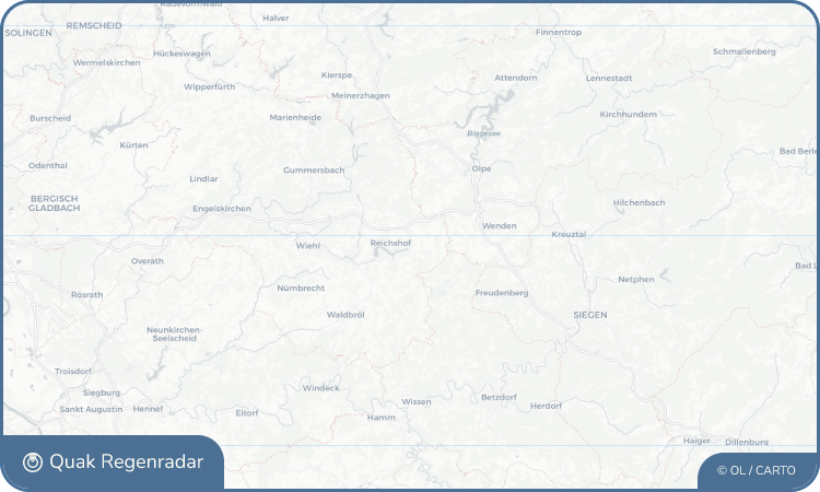 Regenradar-Widget für Nespen