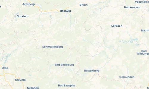 Regenradar Vorschaubild - Aktuelle Niederschläge in Neuastenberg und Umgebung