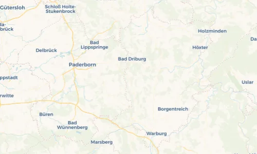 Regenradar Vorschaubild - Aktuelle Niederschläge in Neuenheerse und Umgebung