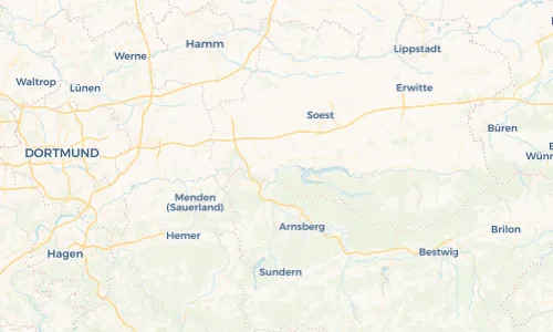 Regenradar Vorschaubild - Aktuelle Niederschläge in Niederense und Umgebung