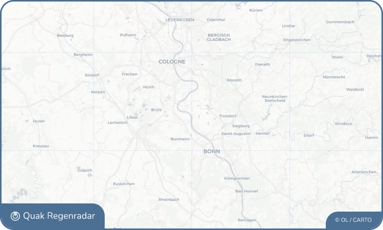 Regenradar-Widget für Niederkassel