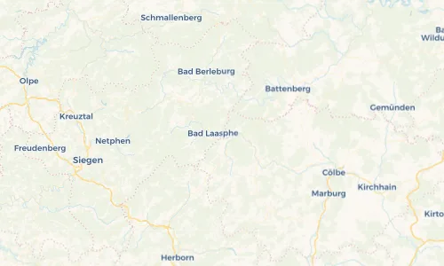 Regenradar Vorschaubild - Aktuelle Niederschläge in Niederlaasphe und Umgebung