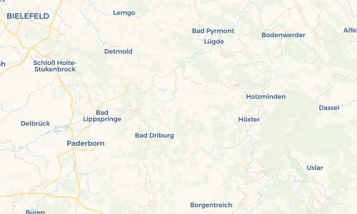 Regenradar Vorschaubild - Aktuelle Niederschläge in Nieheim und Umgebung