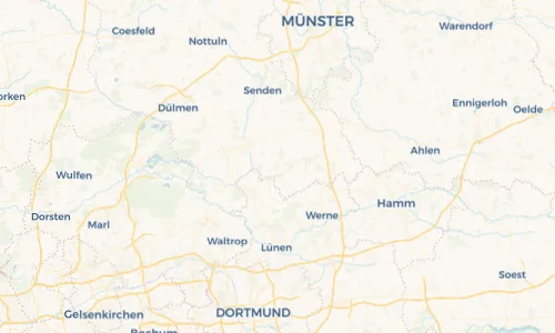 Regenradar Vorschaubild - Aktuelle Niederschläge in Nordkirchen und Umgebung