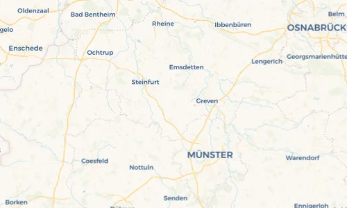 Regenradar Vorschaubild - Aktuelle Niederschläge in Nordwalde und Umgebung