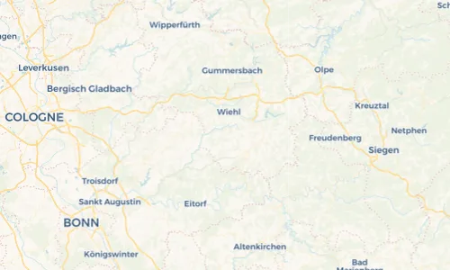 Regenradar Vorschaubild - Aktuelle Niederschläge in Nümbrecht und Umgebung