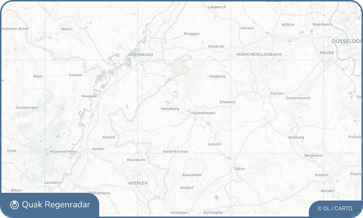 Regenradar-Widget für Oberbruch
