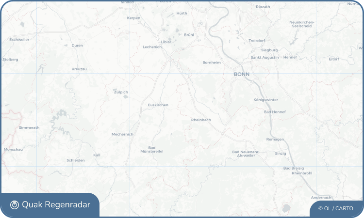 Regenradar-Widget für Odendorf