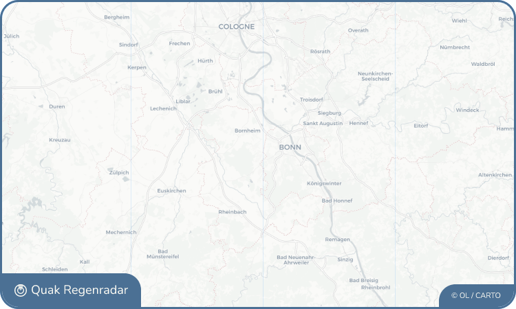 Regenradar-Widget für Oedekoven