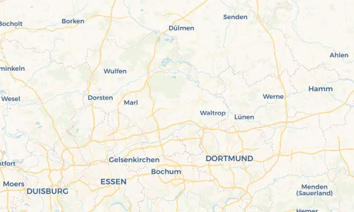 Regenradar Vorschaubild - Aktuelle Niederschläge in Oer-Erkenschwick und Umgebung