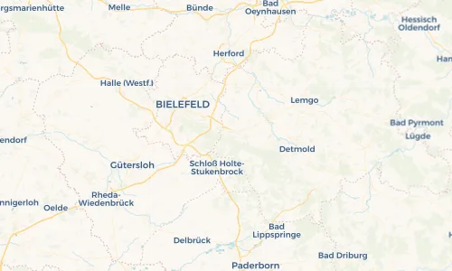 Regenradar Vorschaubild - Aktuelle Niederschläge in Oerlinghausen und Umgebung