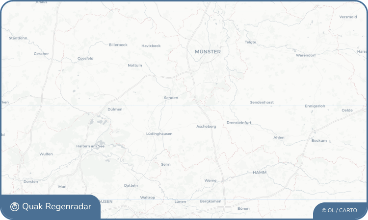Regenradar-Widget für Ottmarsbocholt