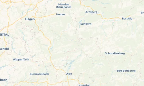 Regenradar Vorschaubild - Aktuelle Niederschläge in Plettenberg und Umgebung
