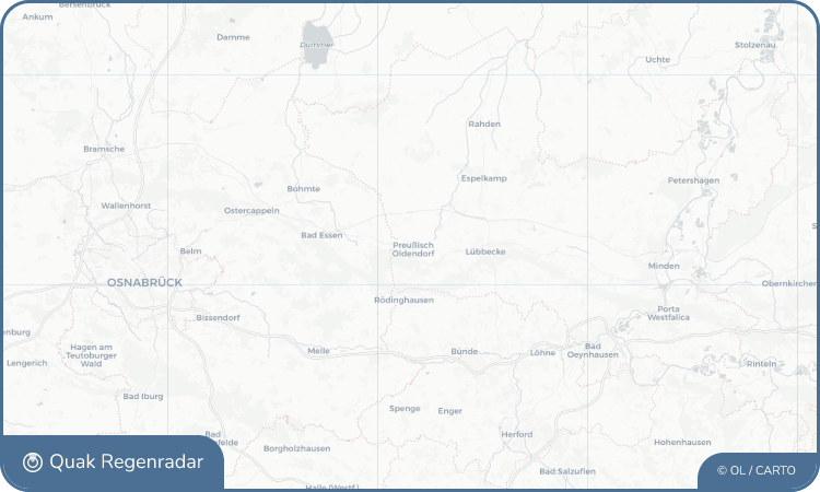Regenradar-Widget für Preußisch Oldendorf