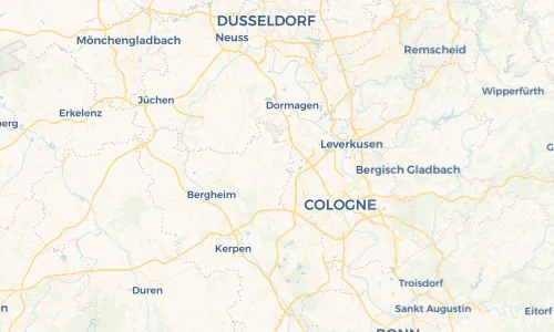 Regenradar Vorschaubild - Aktuelle Niederschläge in Pulheim und Umgebung