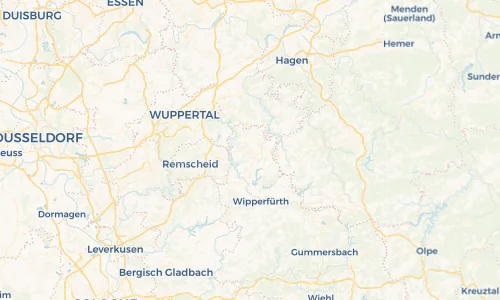 Regenradar Vorschaubild - Aktuelle Niederschläge in Radevormwald und Umgebung