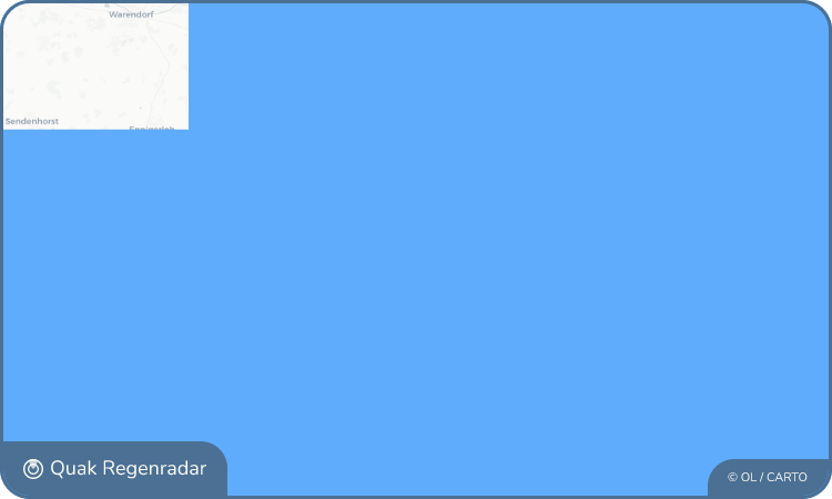 Regenradar-Widget für Rebbeke