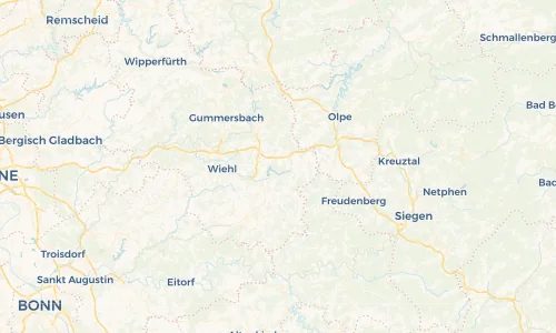 Regenradar Vorschaubild - Aktuelle Niederschläge in Reichshof und Umgebung