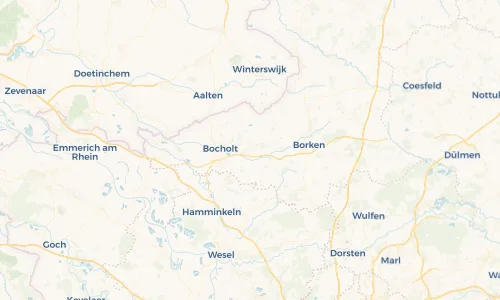 Regenradar Vorschaubild - Aktuelle Niederschläge in Rhede und Umgebung