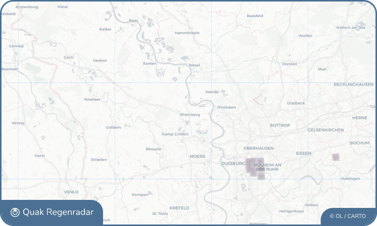 Regenradar-Widget für Rheinberg