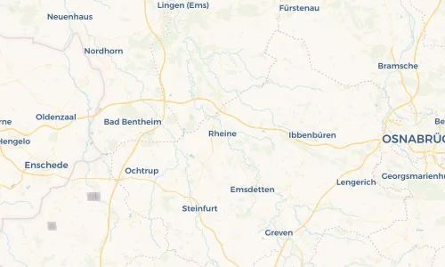 Regenradar Vorschaubild - Aktuelle Niederschläge in Rheine und Umgebung