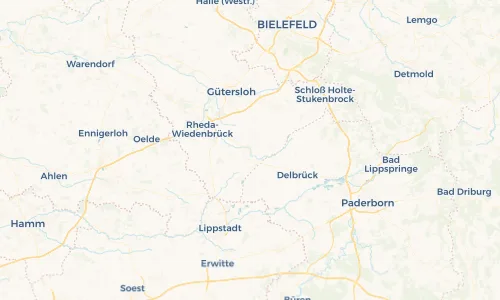 Regenradar Vorschaubild - Aktuelle Niederschläge in Rietberg und Umgebung