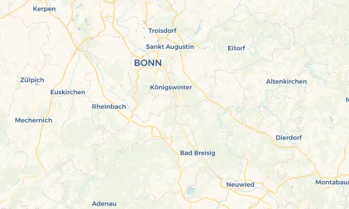 Regenradar Vorschaubild - Aktuelle Niederschläge in Rolandseck und Umgebung