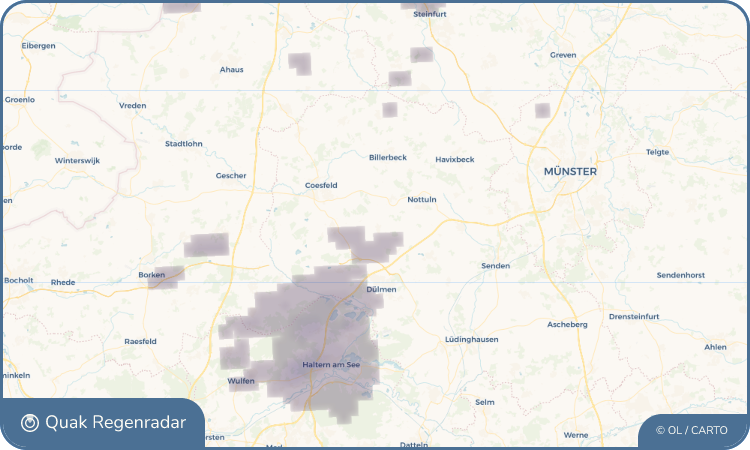 Quak Regenradar-Widget Rorup