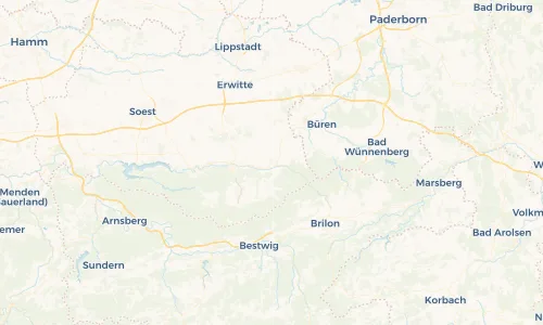 Regenradar Vorschaubild - Aktuelle Niederschläge in Rüthen und Umgebung
