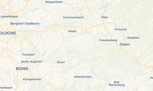Regenradar Vorschaubild - Aktuelle Niederschläge in Ruh und Umgebung