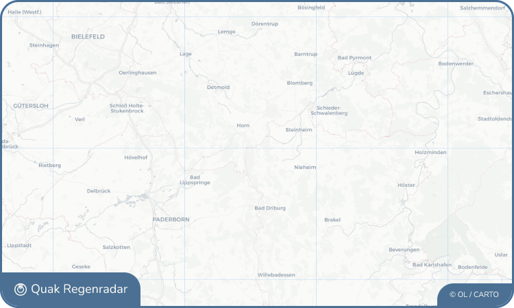 Regenradar-Widget für Sandebeck