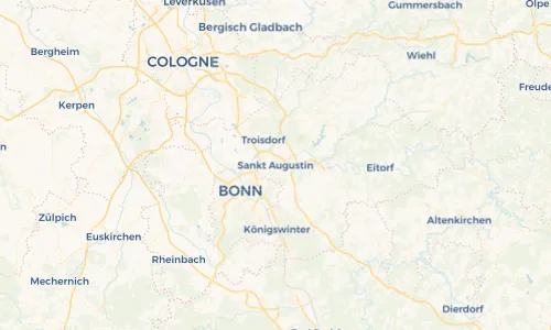 Regenradar Vorschaubild - Aktuelle Niederschläge in Sankt Augustin und Umgebung