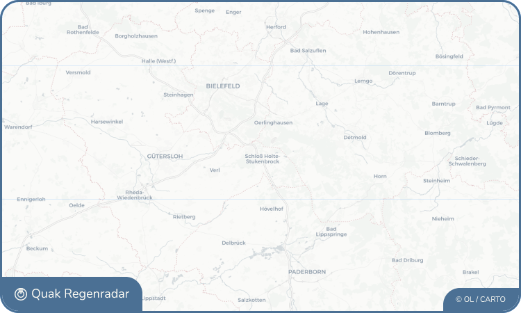 Regenradar-Widget für Schloß Holte-Stukenbrock