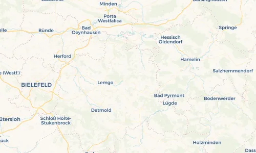 Regenradar Vorschaubild - Aktuelle Niederschläge in Schwelentrup und Umgebung